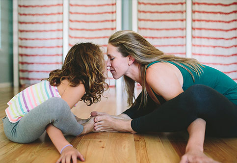 family yoga class